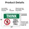 Signmission Safety Culture Sign, 24 in Width, Plastic, Rectangle OS-2PACK-TS-P-1824-L-11796 - alternate 7